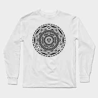 The Twilight Gate - Goddess and Sage symbols Long Sleeve T-Shirt